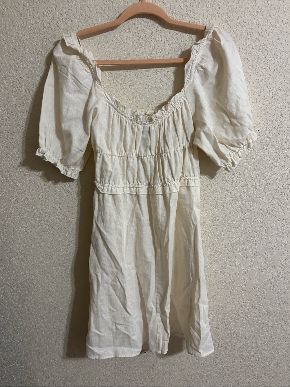 Puff Sleeve Mini Dress
